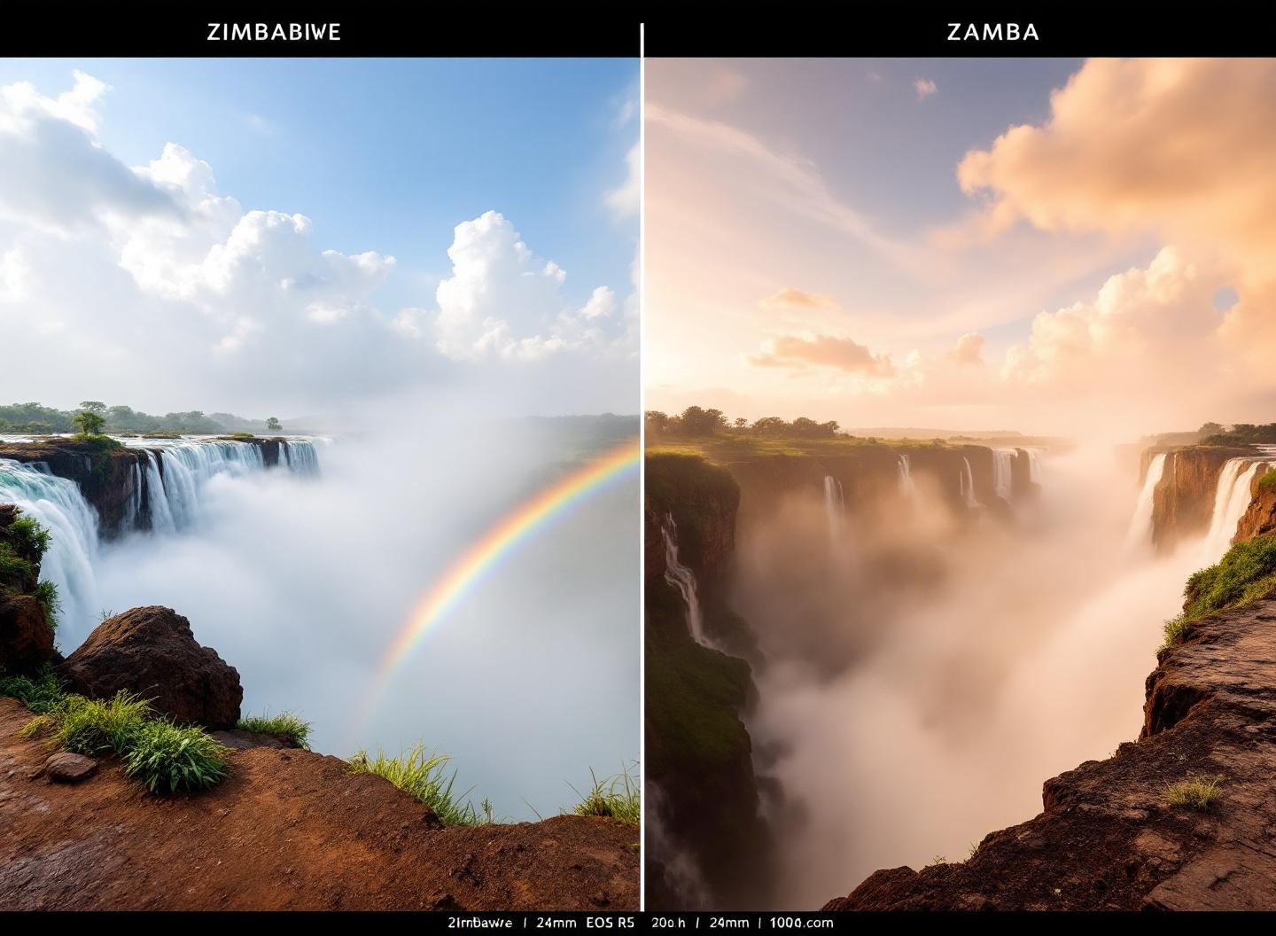 Vic Falls 2023 — Zim vs Zam after the floods
