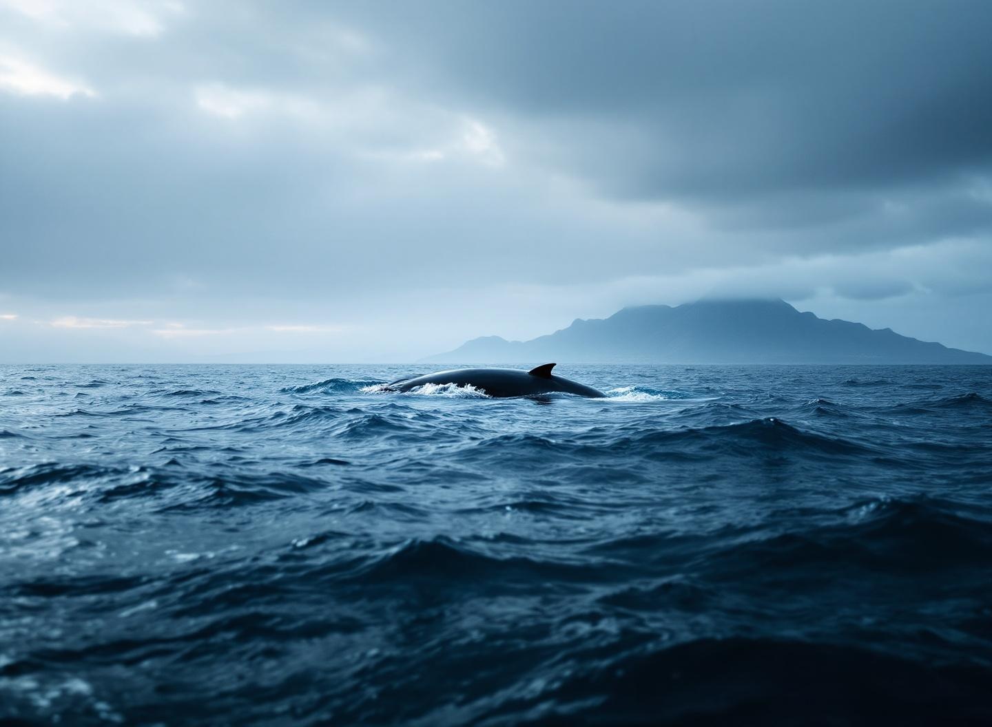 Whales arrived late in Hermanus this year