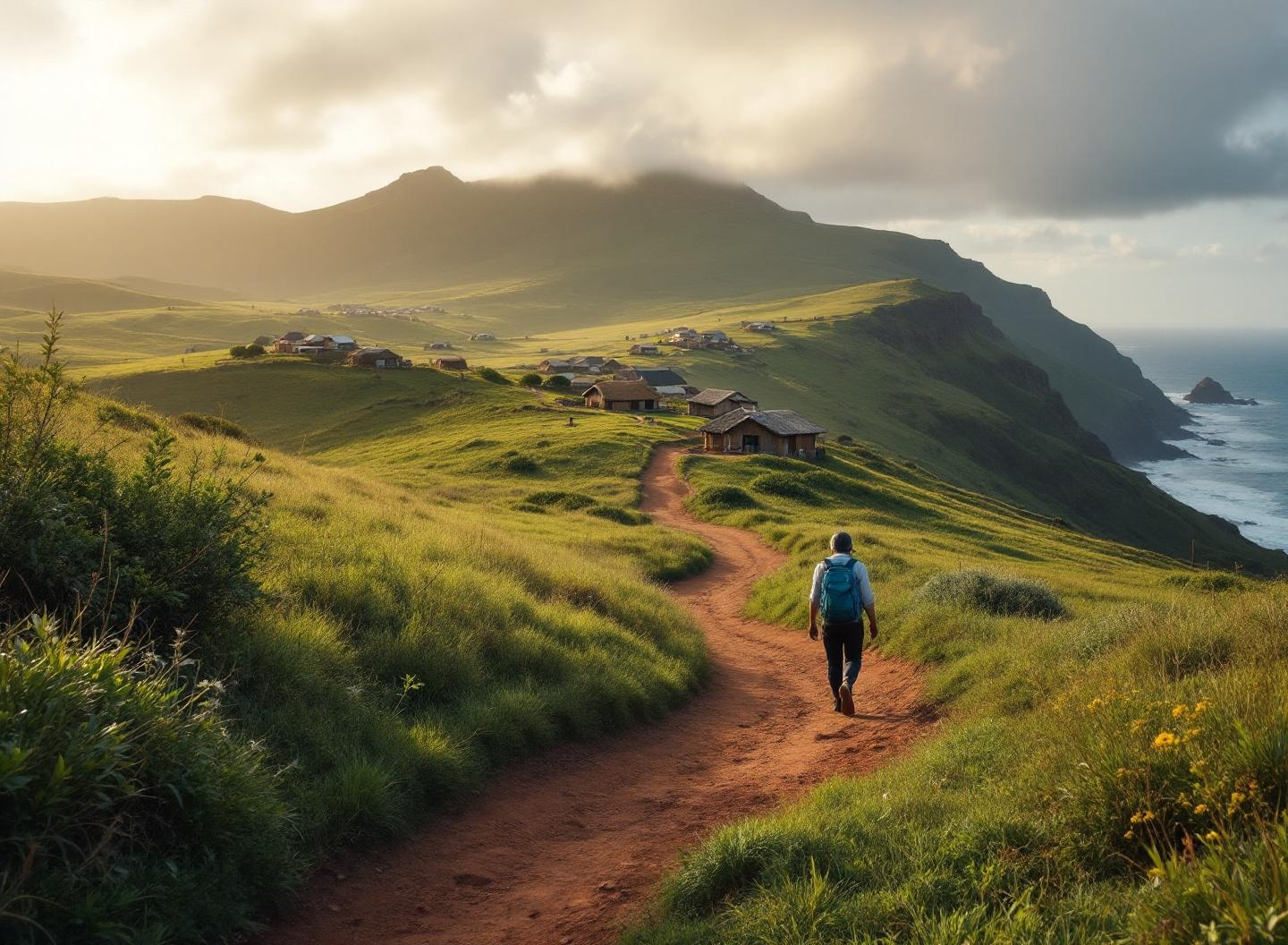 Walking through Xhosa villages on the Wild Coast