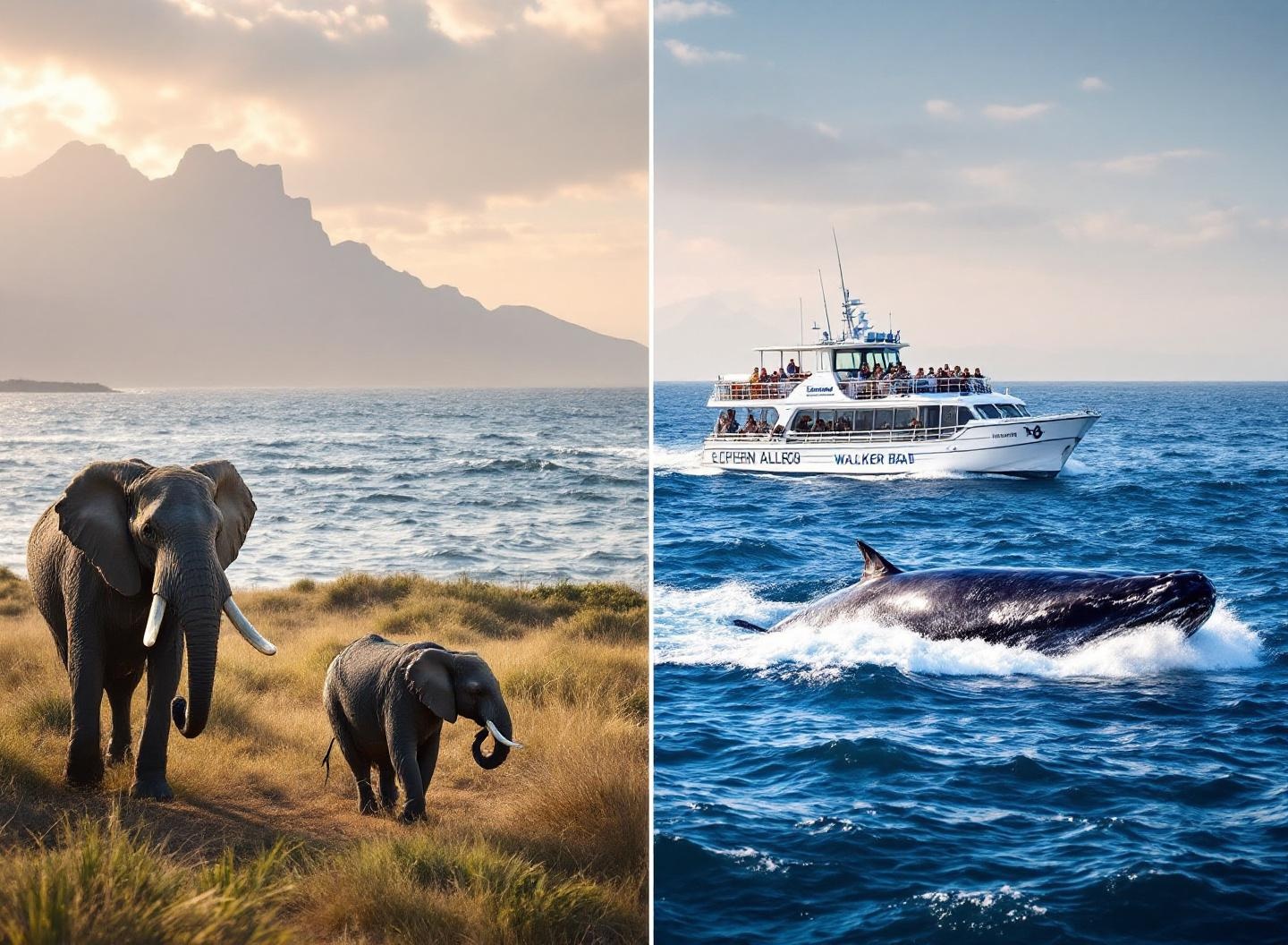 Marine vs land safari in South Africa: Cape vs Kruger