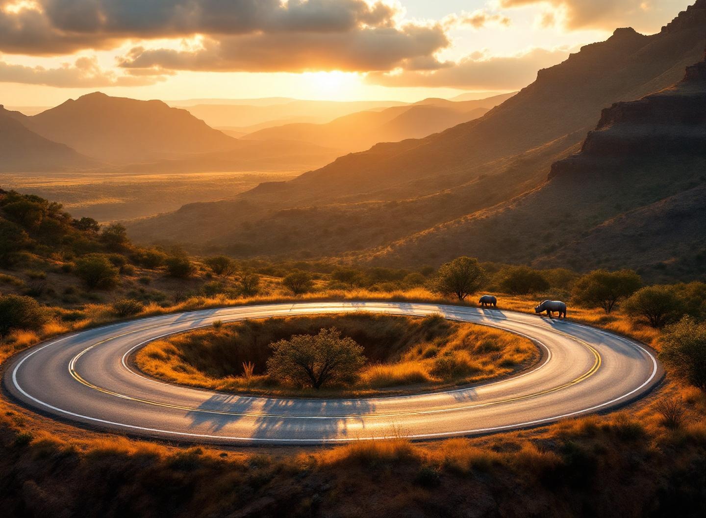 Pilanesberg crater rim drive: viewpoints, geology and the mountain circuit